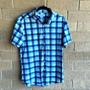 Mizzen+main light blue casual dress shirt